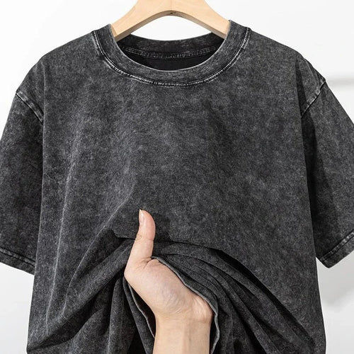 Anime Dragon Ball Goku Vintage Washed T-Shirt Oversized Streetwear Tee