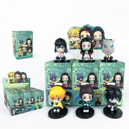 Demon Slayer Chibi Figure Set (6 pcs)